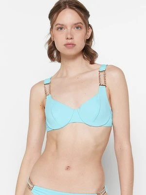 Góra od bikini TWINSET turkusowy