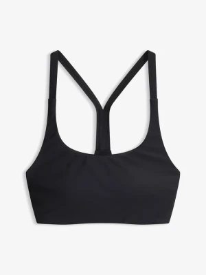Góra od bikini typu bustier z szybkoschnącego materiału BonPrix czarny