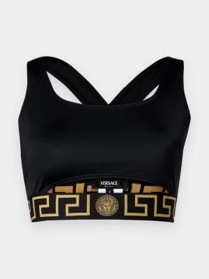 Góra od bikini Versace czarny