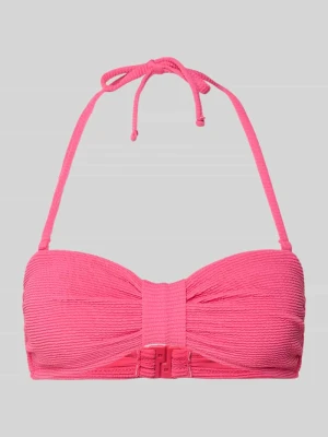 Góra od bikini w formie bandeau ze strukturalnym wzorem Jake*s Casual