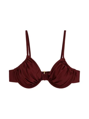 Góra od bikini WE Fashion ciemnoczerwony melanż