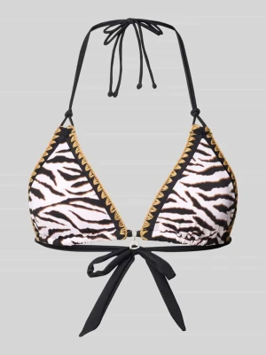 Góra od bikini we wzór na całej powierzchni model 'BLUCO WILDJUNGLE' banana moon