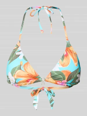 Góra od bikini we wzór na całej powierzchni model 'CRICO MOOREA' banana moon