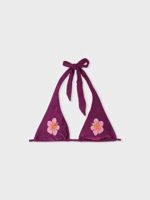 Góra od bikini wiązana z motywami kwiatowymi Etam