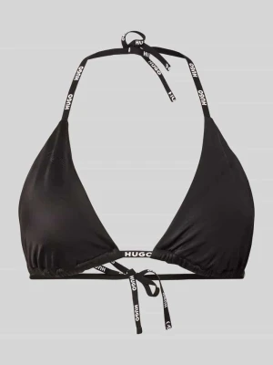 Góra od bikini z aplikacją z logo model 'PURE TRIANGLE' HUGO