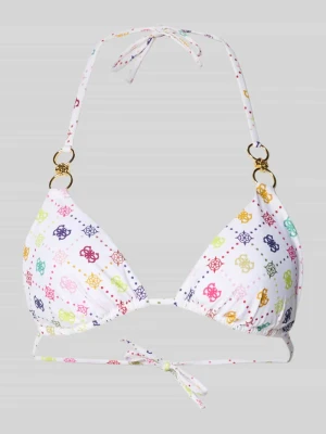 Góra od bikini z detal z logo model 'Ines' Guess