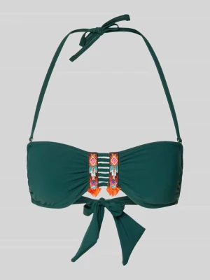 Góra od bikini z haftem model 'Zino' banana moon