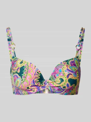 Góra od bikini z nadrukiem paisley na całej powierzchni model 'Lise' MARIE JO