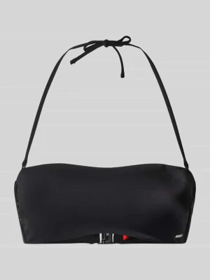 Góra od bikini z napisem z logo model 'PURE BANDEAU' HUGO