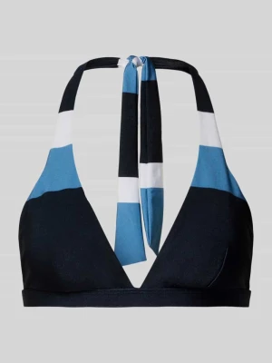 Góra od bikini z napisem z logo model „SUMMER STRIPES” Marc O'Polo