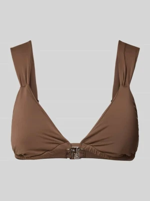 Góra od bikini z szerokimi ramiączkami model 'ZADIE SOLID' NEO NOIR