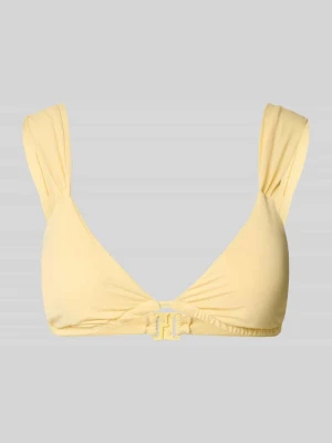 Góra od bikini z szerokimi ramiączkami model 'ZADIE SOLID' NEO NOIR