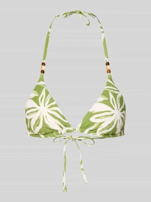 Góra od bikini z wiązaniem na szyi model 'ABSTRACT FLORAL STRAPPY' Marc O'Polo