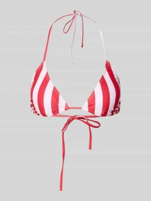 Góra od bikini z wiązaniem z tyłu model 'BAOMI' Pieces Czerwony