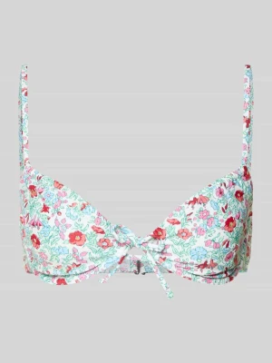 Góra od bikini z wzorem allover model 'BAOMI' Pieces