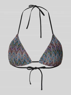 Góra od bikini z wzorem na całej powierzchni Pieces