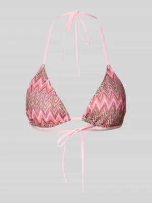 Góra od bikini z wzorem na całej powierzchni Pieces
