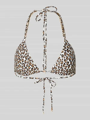 Góra od bikini z zwierzęcym nadrukiem na całej powierzchni Michael Kors