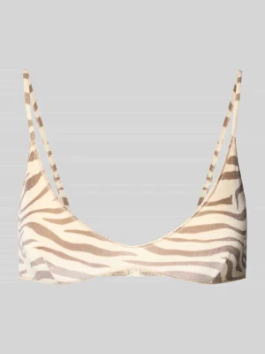 Góra od bikini ze zwierzęcym nadrukiem na całej powierzchni model 'Paloma' MC2 Saint Barth