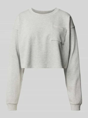 Góra od piżamy krótka z wyhaftowanym logo Calvin Klein Underwear