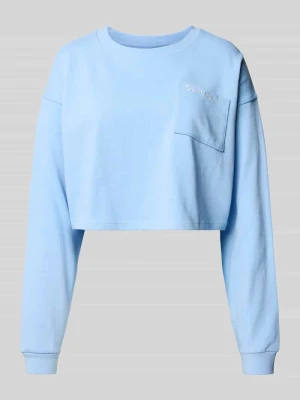 Góra od piżamy krótka z wyhaftowanym logo Calvin Klein Underwear