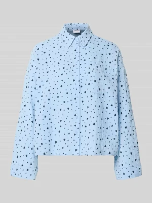 Góra od piżamy o kroju relaxed fit we wzór na całej powierzchni Jake*s Casual