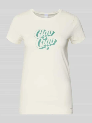 góra od piżamy o kroju slim fit z nadrukiem z napisem SKINY