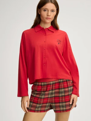 Góra od piżamy w kolorze czerwonym Joop