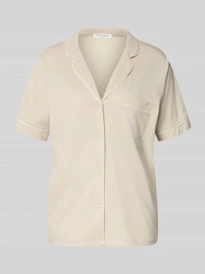 góra od piżamy z kołnierzem z połami i brustaszą Christian Berg Woman