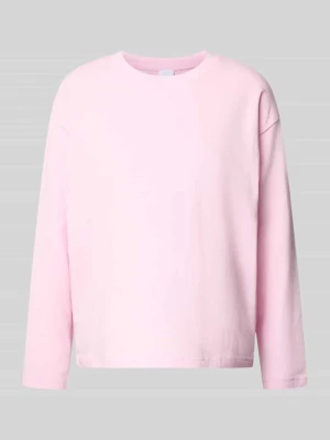 Góra od piżamy z prążkowanym, okrągłym dekoltem mey