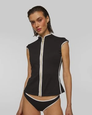 Góra Stroju Kąpielowego Damska Seafolly Cap Sleeve Sunvest