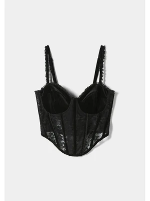 Gorset Bershka czarny