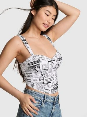Gorsetowa bluzka Lace-Up Victoria's Secret