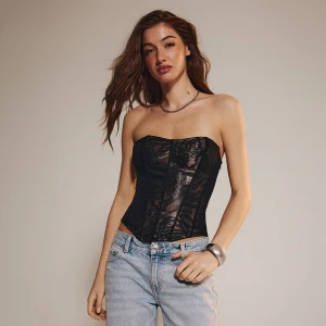 Gorsetowy top w panterkę House x Klaudia Sadownik