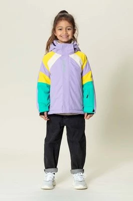 Gosoaky kurtka narciarska dziecięca FAMOUS DOG kolor fioletowy