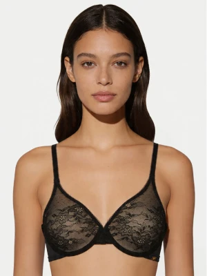 Gossard Biustonosz z fiszbiną Lace Sheer 13001 Czarny