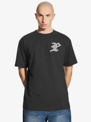 Gothic P t-shirt męski bawełniany czarny Prosto