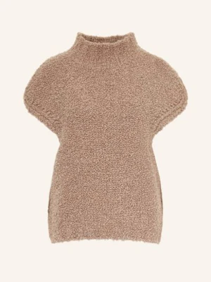 Grace Bezrękawnik Z Pluszowego Materiału braun