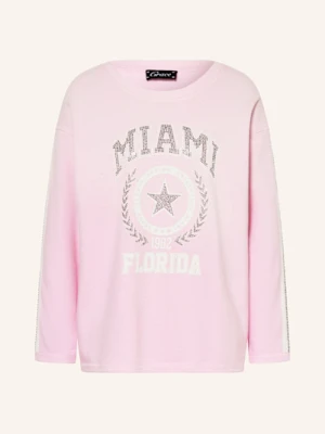 Grace Bluza Nierozpinana Z Ozdobnymi Kamykami rosa