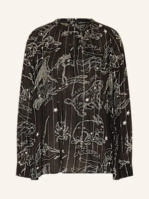 Grace Bluzka Z Błyszczącą Przędzą schwarz