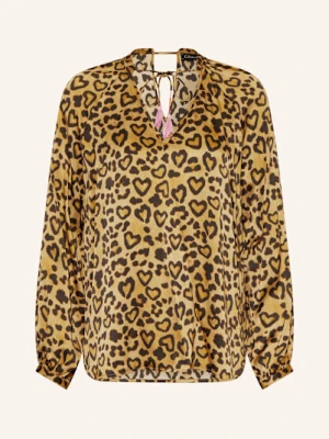 Grace Bluzka Z Satyny braun