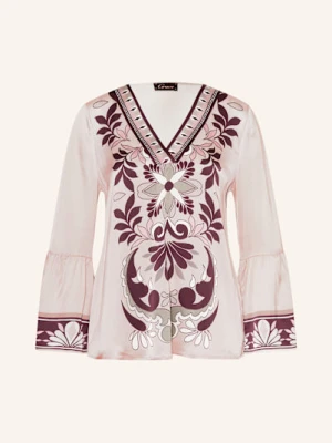 Grace Bluzka Z Satyny weiss