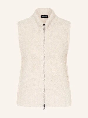 Grace Kamizelka Z Dzianiny Z Pluszowego Materiału weiss