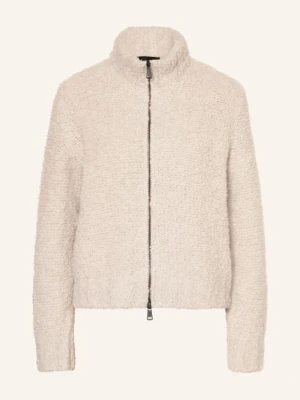 Grace Kardigan Z Pluszowego Materiału weiss