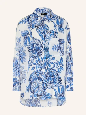 Grace Koszula Z Satyny blau