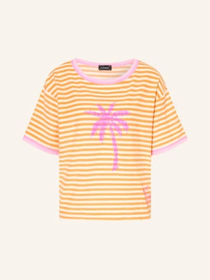 Grace Koszulka Frotte Z Cekinami orange