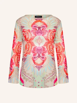 Grace Koszulka Z Długim Rękawem Z Siateczki lila