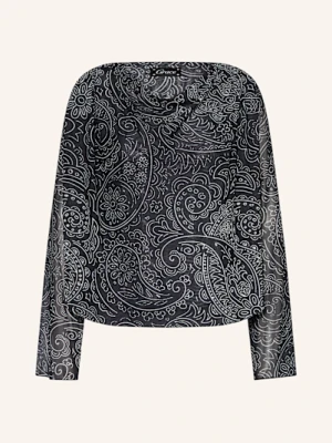 Grace Koszulka Z Długim Rękawem Z Siateczki schwarz