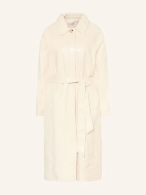 Grace & Mila Płaszcz Velours W Stylu Skóry beige