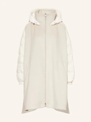 Grace Płaszcz Oversize Z Mieszanki Materiałów weiss
